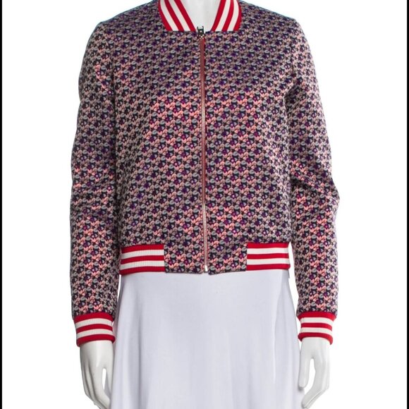 Maje Bomber Jacket Women's Size 38 ( Medium) - Picture 2 of 12